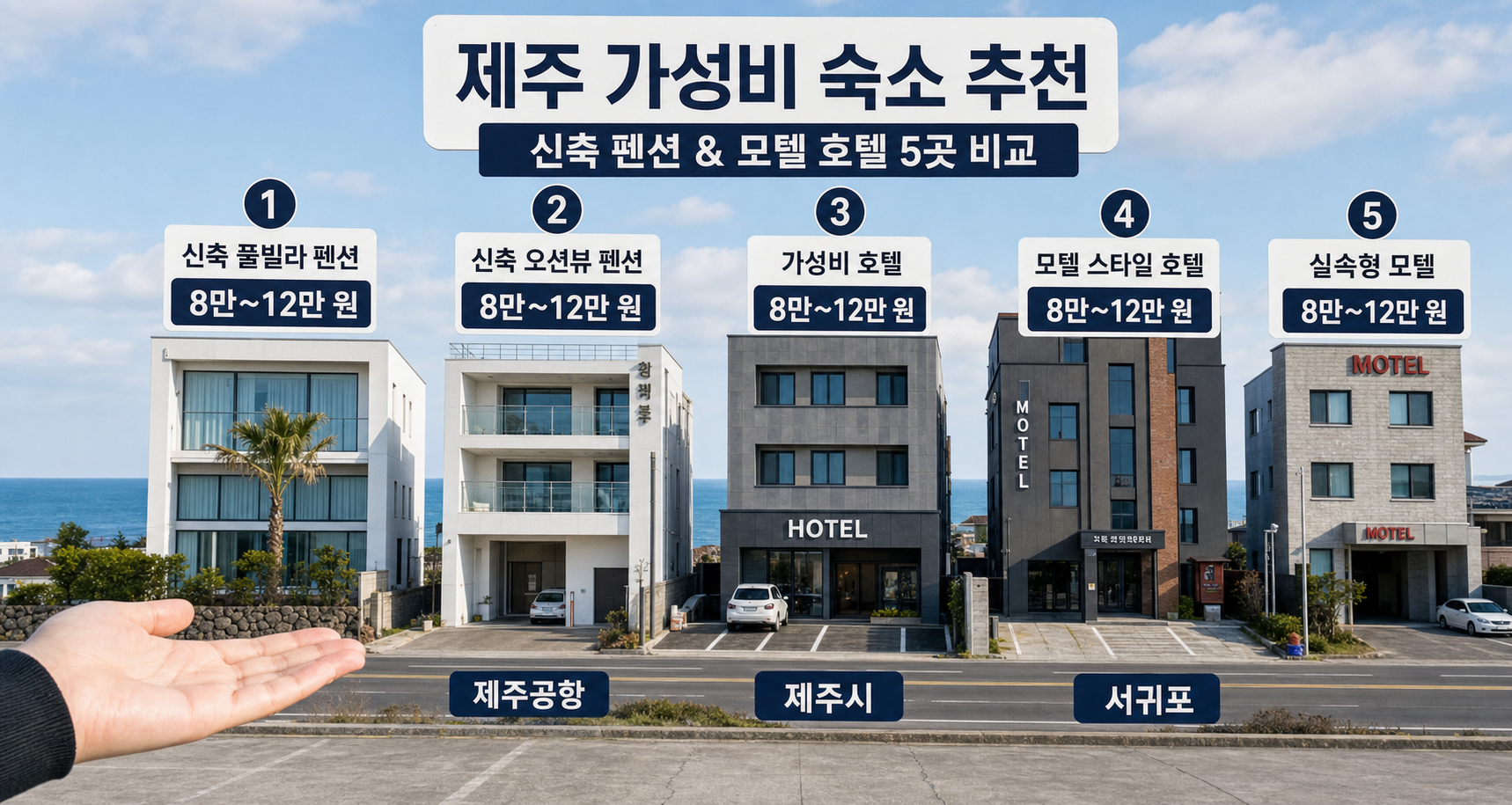 2026 제주 가성비 숙소 예산 10만 원대 현실 추천 리스트