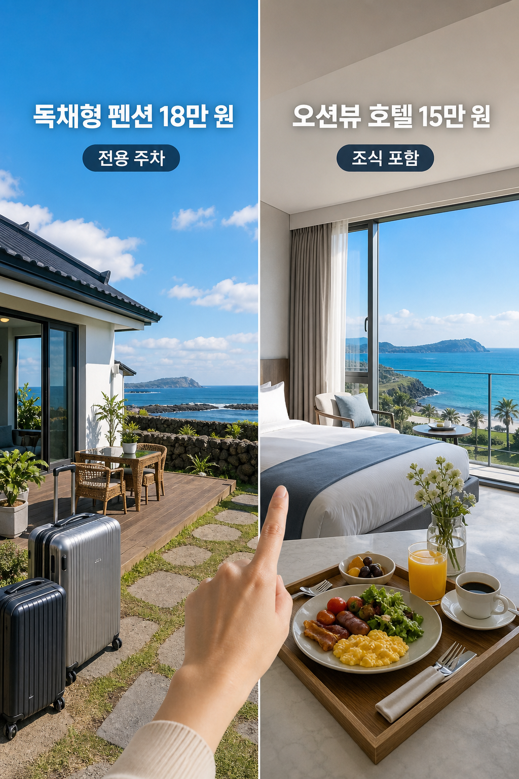 제주 2박3일 숙소 추천: 커플 여행에 적합한 조건