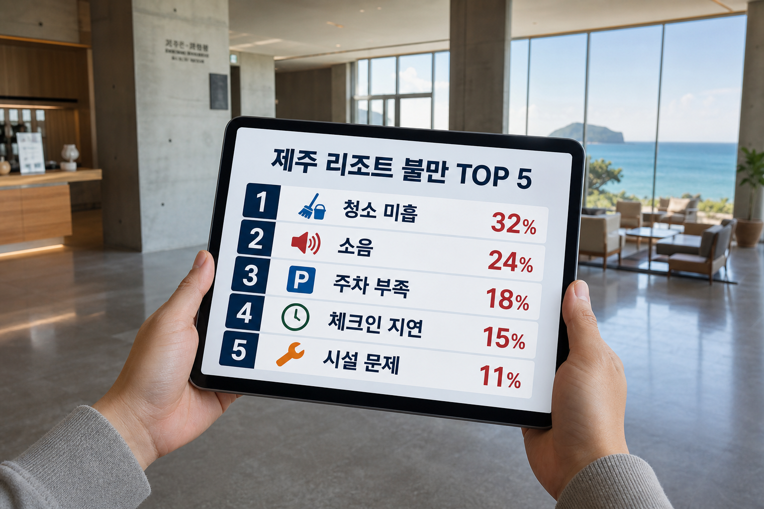 제주 리조트 후기에서 확인된 실제 불만 TOP 5
