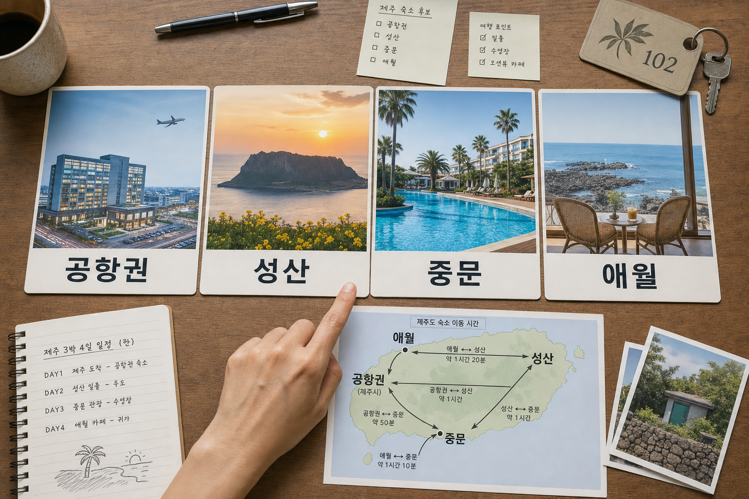 제주 지역별 숙소 장단점 비교 2026 최신 가이드